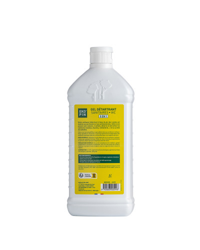 Gel détartrant sanitaires WC 5 en 1 1L